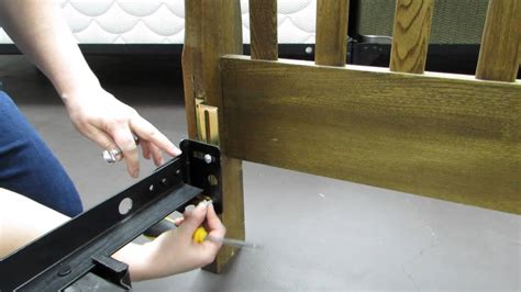 how to attach a headboard bracket to metal frame|add headboard to any frame.